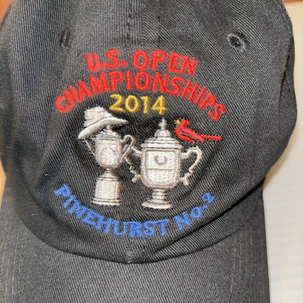 2014 Pinehurst No. 2 US Open Golf Hat Cap USGA MEMBER Adjustable Strapback PGA - Picture 2 of 5